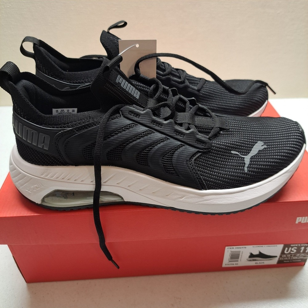 Puma Mens Sneakers Size 11 Black Illumine X-Cell Cushioning 2023-1049